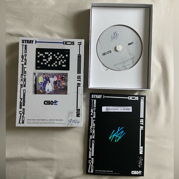 {OFFICIAL} Stray Kids Go Live Album Blue Ver - Picture 2 of 4